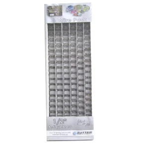 Antique Brass Wire 1/2" / Arillos Metálicos para Engargolar Color Antiguo 1/2" - 1.27cm