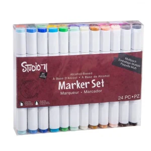 Alcohol Brush Markers 24 pc.  / Marcadores de Alcohol 24 pz.