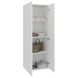 Closet Beico, Blanco Duqueza, con dos Puertas Abatibles y cuatro entrepaños