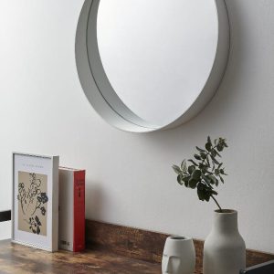 Espejo Budelli - Blanco - 60 x 60 cm.