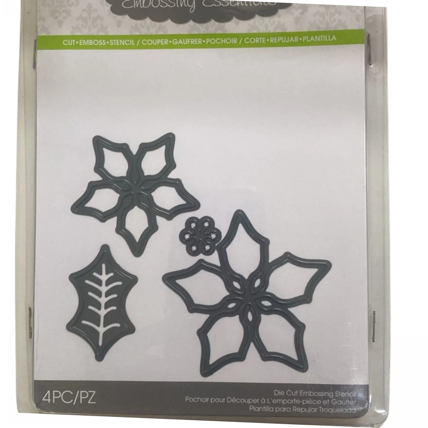 Assorted Poinsettias Die / Suaje Nochebuenas - Imagen 4