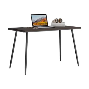 Escritorio Toronto, Milan y Plata Oscuro, con patas metalicas y es de facil instalación