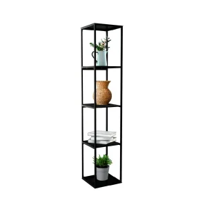 Mueble vertical 5 niveles pintado negro