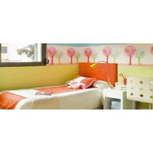 Cabecero Flotante Infantil 90x60 Naranja