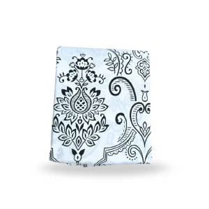 Juego sábana estampado arabesco blanco/negro doble SB006-DB-ARBN