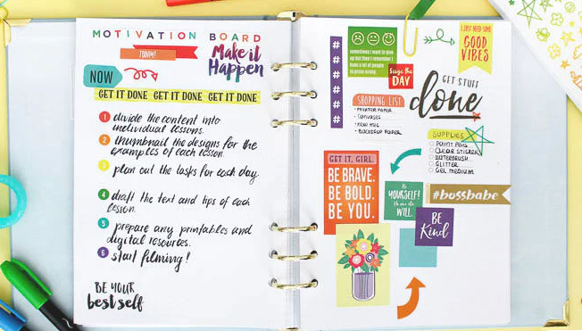Journal Peace Binder / Paquete de Agenda y Separadores - Imagen 8