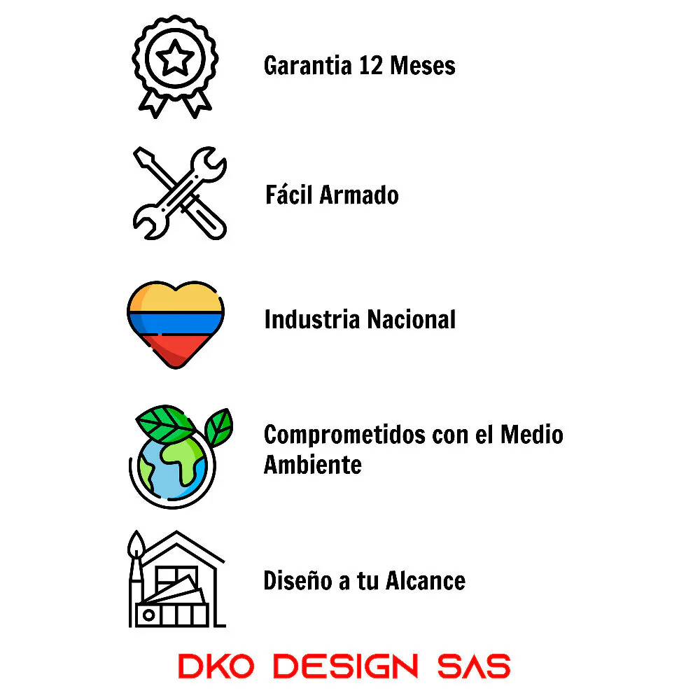 Barra de Cocina 101.5x100x40cm Madera + 2 Sillas Bar Madrid - Imagen 8