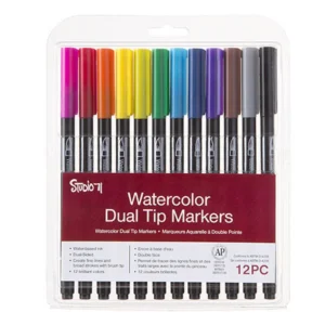 Alcohol Brush Markers 12 pc.  / Marcadores de Alcohol 12 pz.