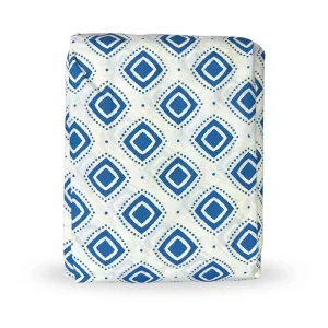 Juego de sábanas estampado beige/azul queen BL003-BL-QN-BZ