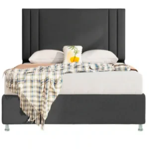 Cabecero King 200x60 Milan Dark Grey Tela