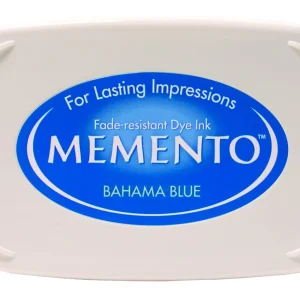 Bahama Memento / Cojín de Tinta para Sellos Azul Mar