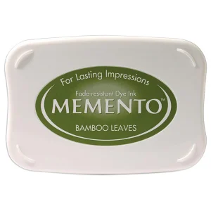 Bamboo Leaves Memento / Cojín de Tinta para Sellos Verde Claro
