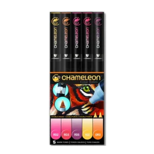 Chameleon Color Tones Markers 5 Pc Warm Tones / Marcadores Camaleon Cálidos