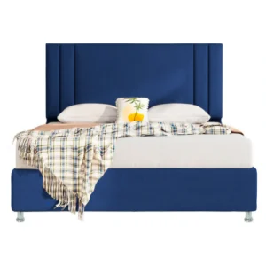 Cabecero King 200x60 Milan Azul Tela